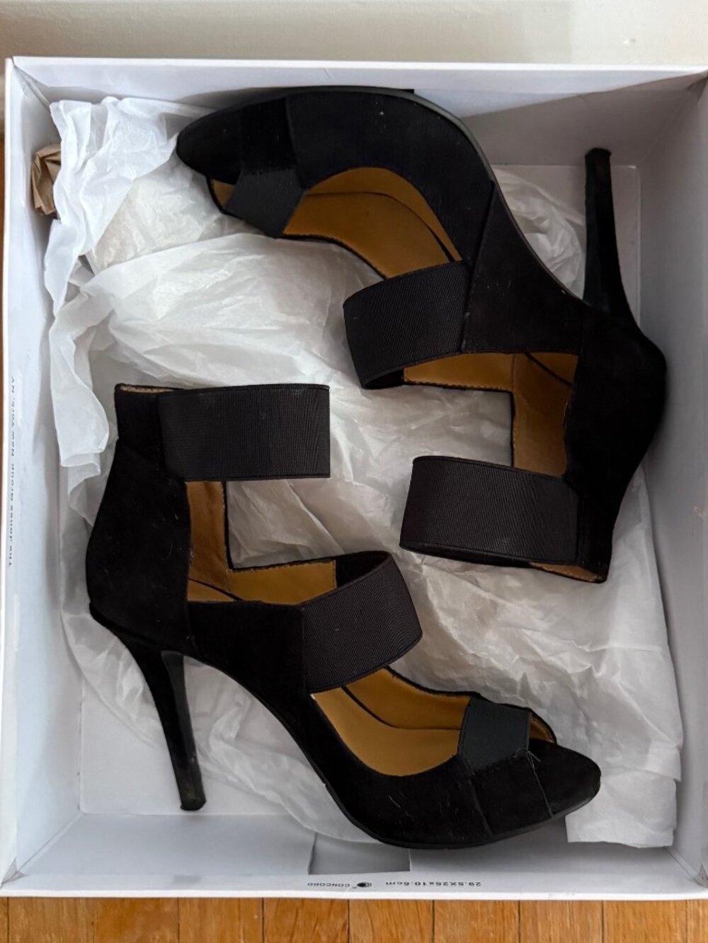 Nine West 'Stormchaser' heels in black suede